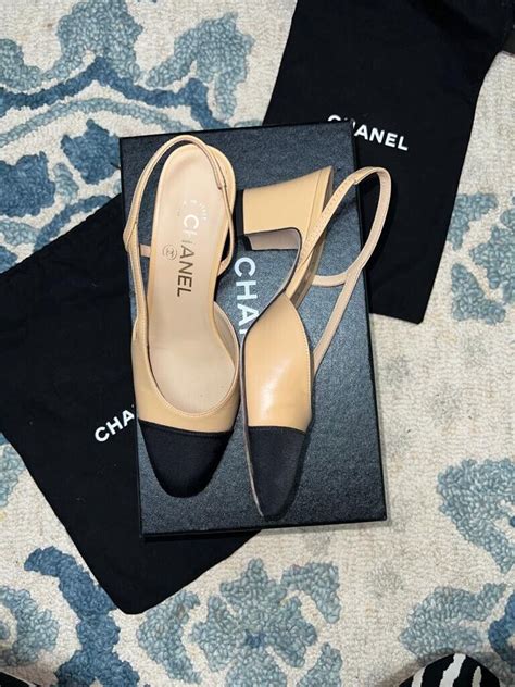 new chanel heels|authentic Chanel heels.